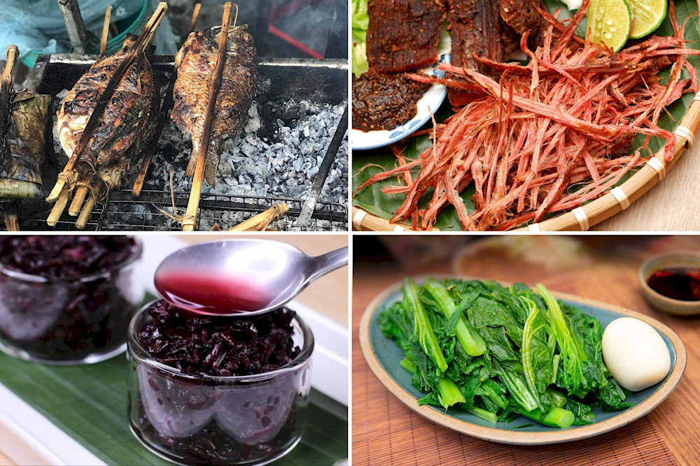 Visitors can try the local food and drink during the trip to Muong Hoa Valley